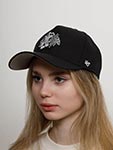 Бейсболка 47 BRAND арт. H-MPDTP04WBP-BKB Chicago Blackhawks NHL (черный / белый)